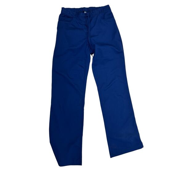 Grey’s Anatomy Dark‎ Blue Scrub Pants Small Tall S 33 Inseam Medical - Picture 1 of 7